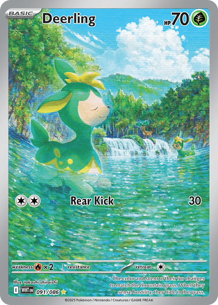 Deerling trading card