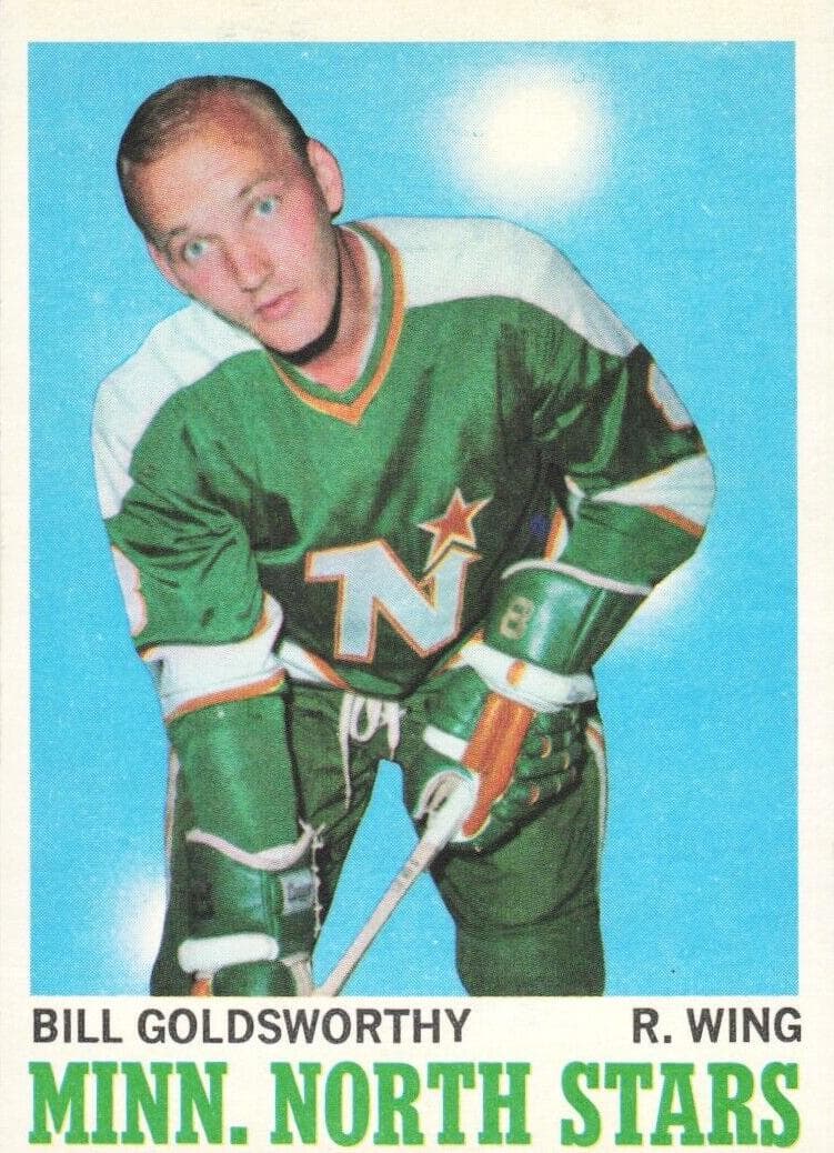 Bill Goldsworthy trading card
