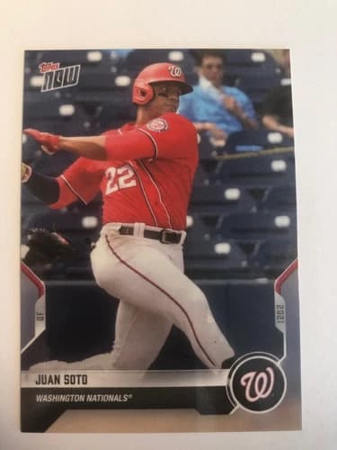 Juan Soto 2021 topps