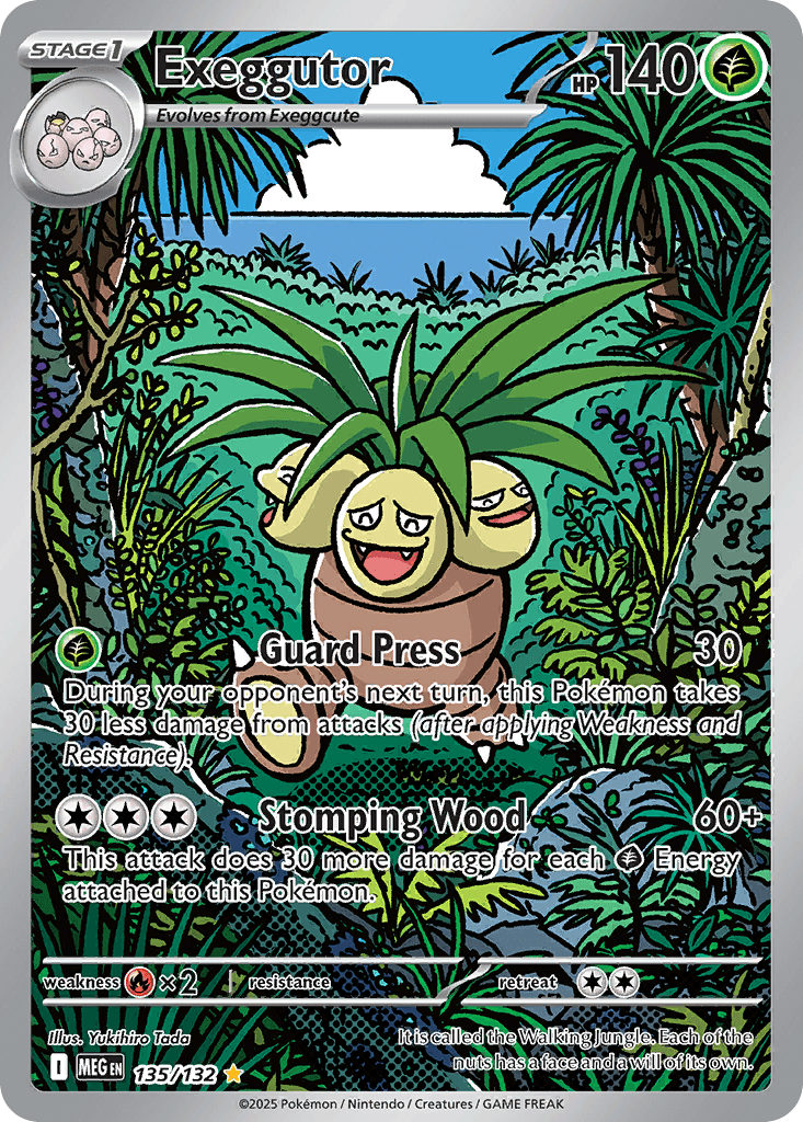 Exeggutor trading card
