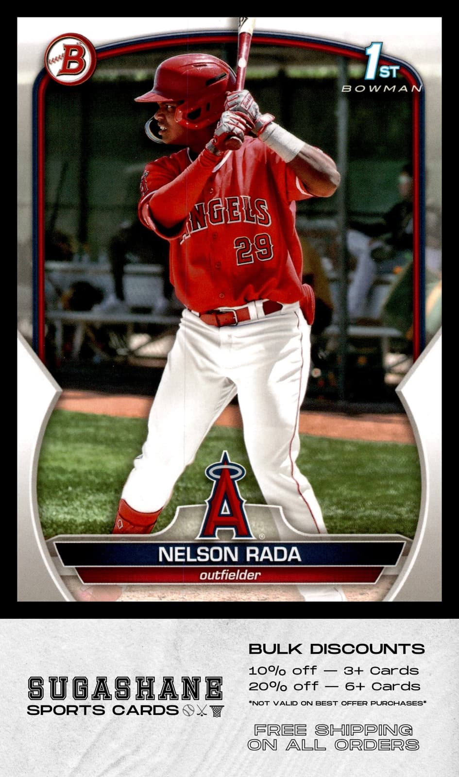 Nelson Rada trading card