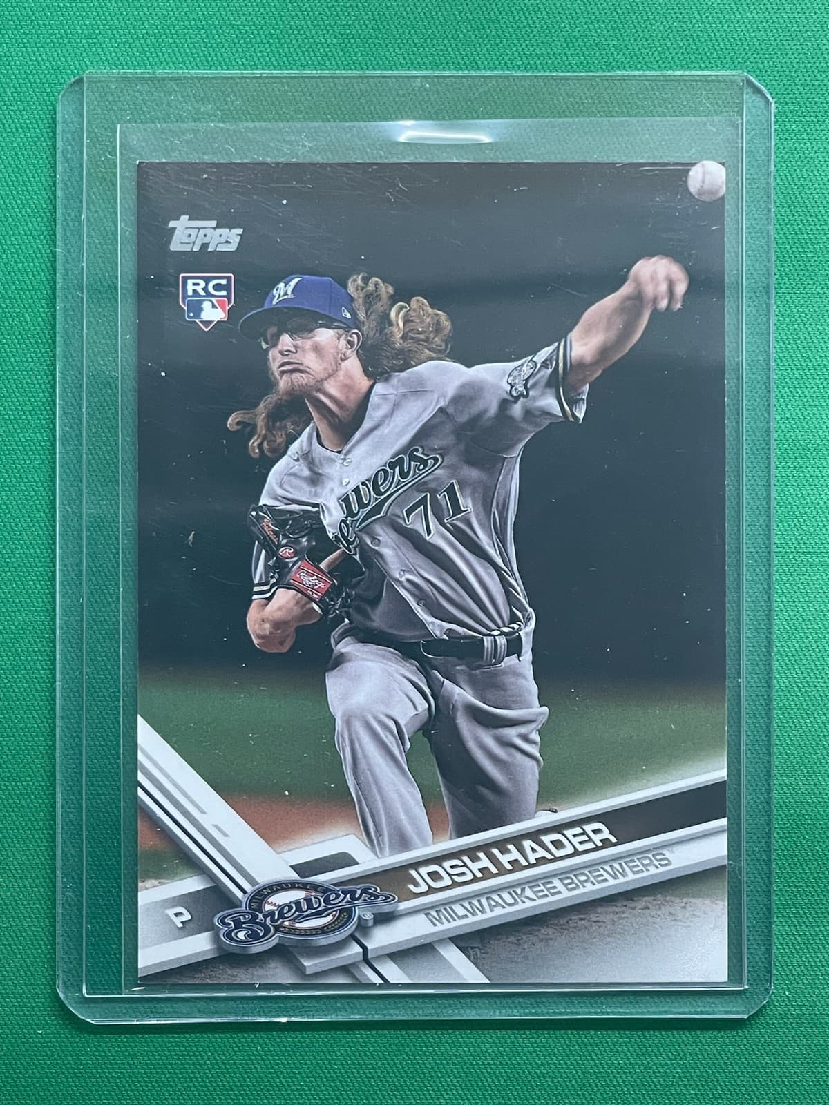 Josh Hader trading card