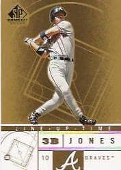 Chipper Jones 2001 unknown SP Game Bat Edition
