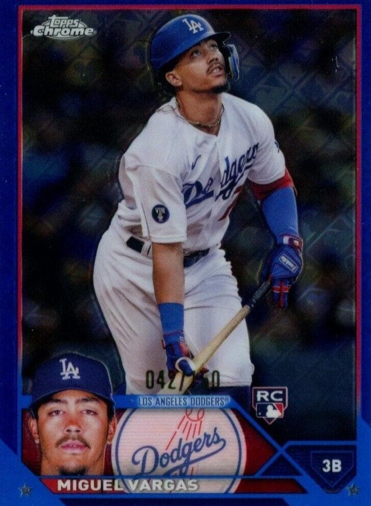 Miguel Vargas trading card