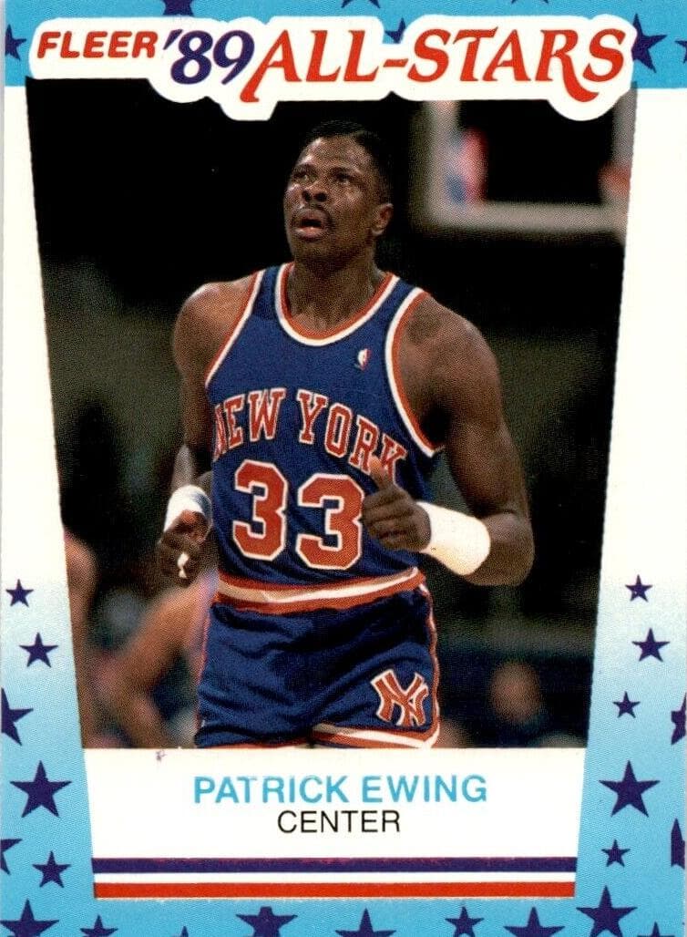 Patrick Ewing 1989 fleer Fleer