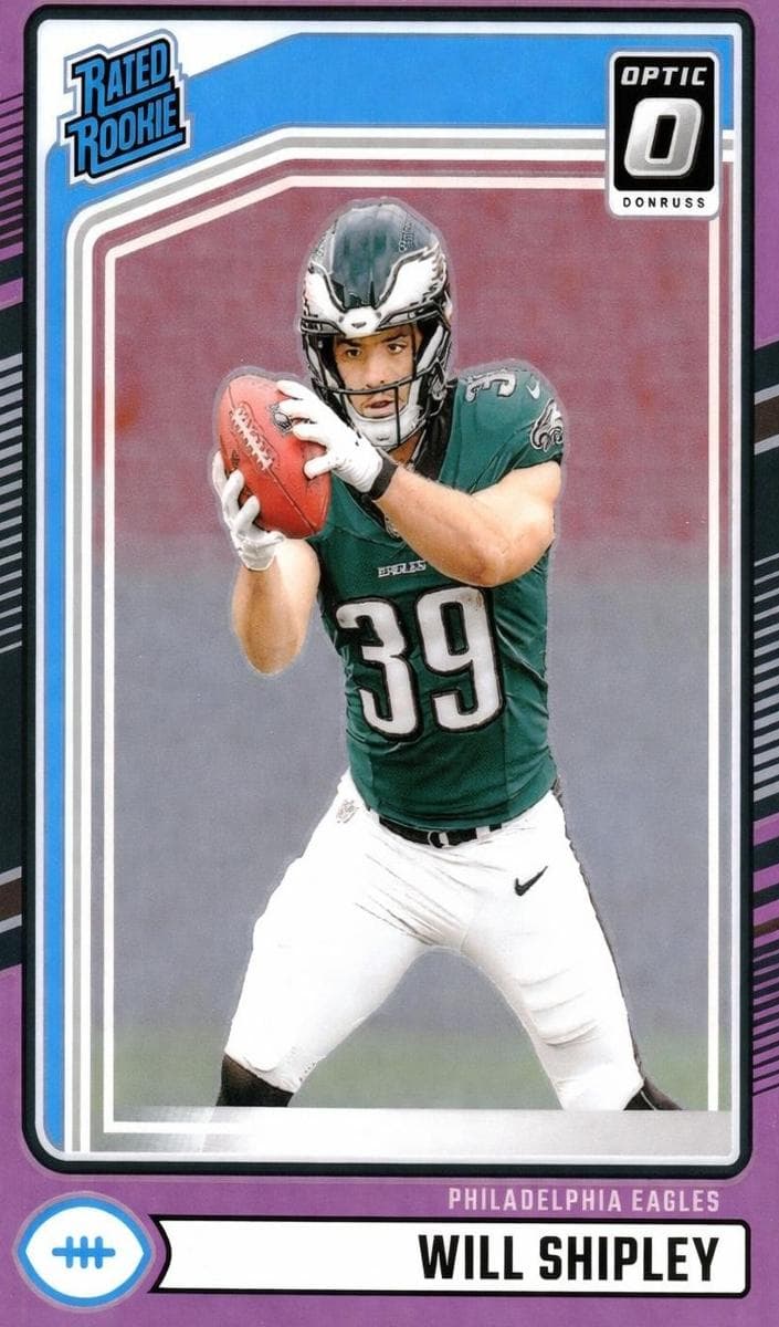 Will Shipley trading card