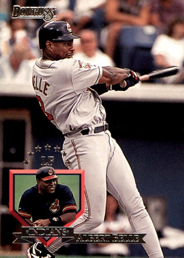 Albert Belle 1995 panini Donruss