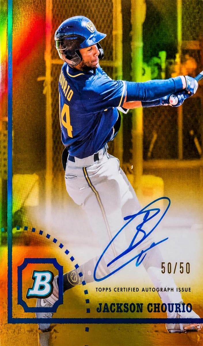 Jackson Chourio 2022 bowman