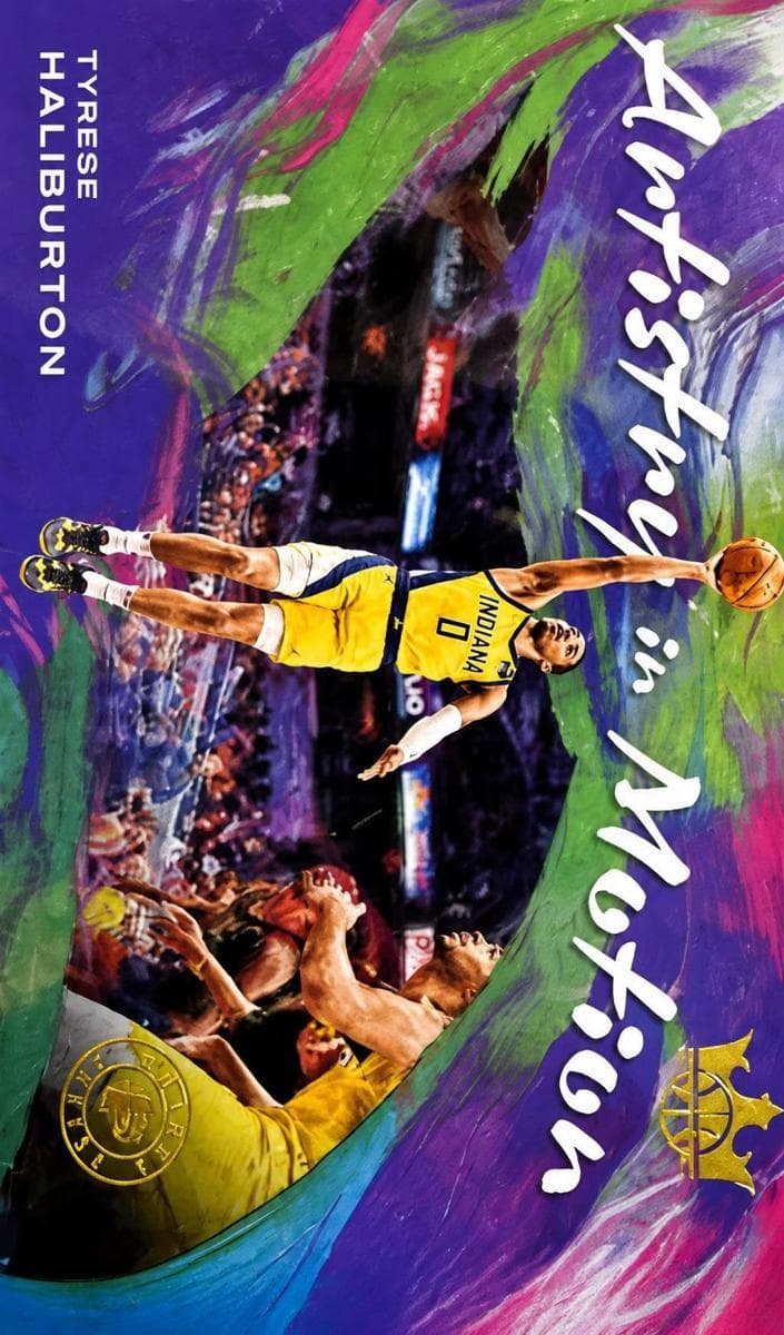 Tyrese Haliburton 2021 panini Panini Court Kings
