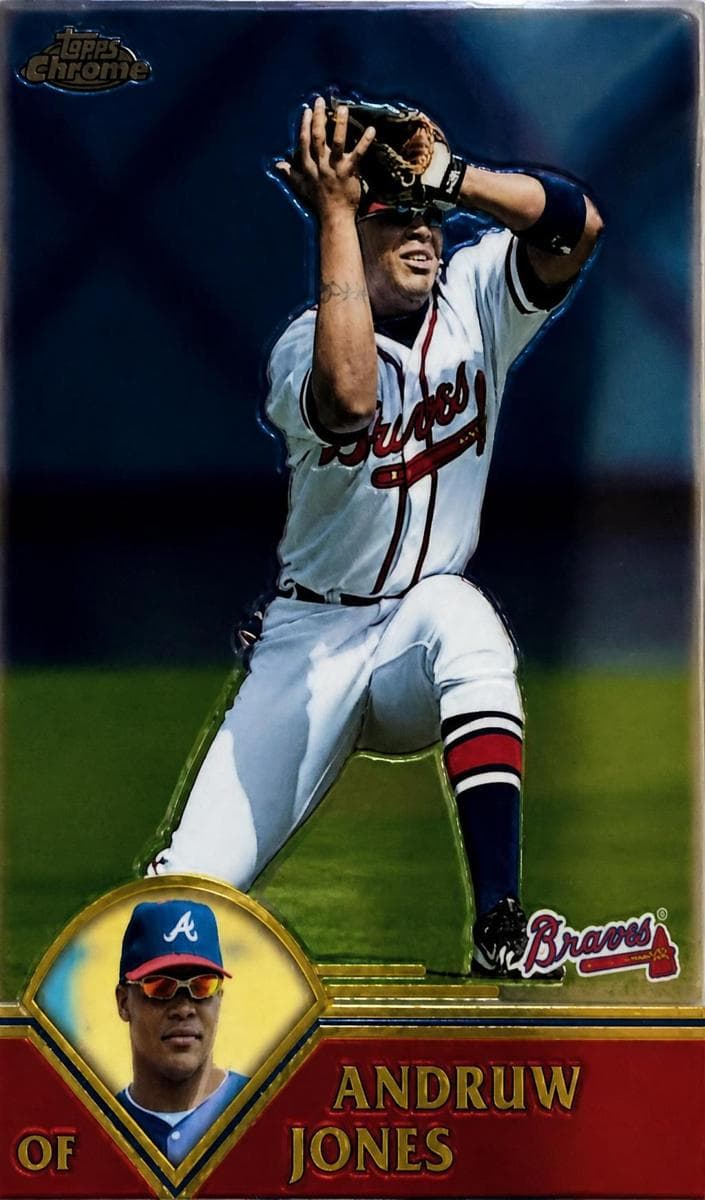 Andruw Jones 2003 topps Topps Chrome
