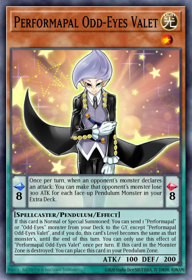 Performapal Odd-Eyes Valet 2023 Yu-Gi-Oh! Battles of Legend: Monstrous Revenge