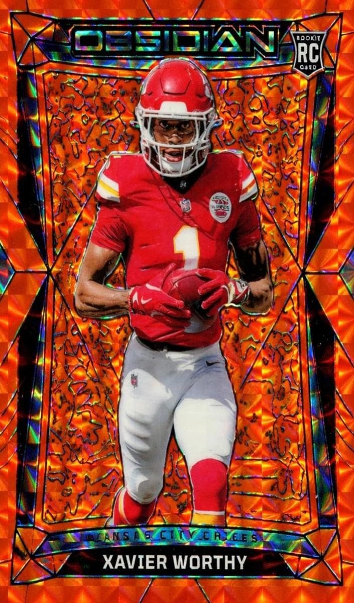 Xavier Worthy 2024 panini Obsidian