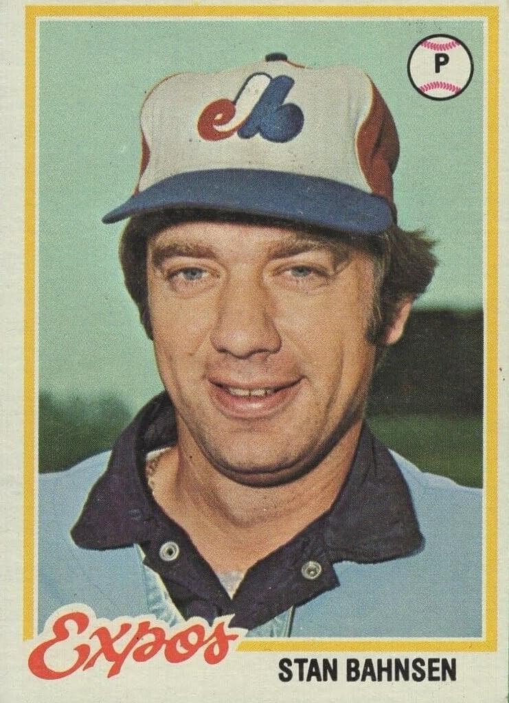 Stan Bahnsen 1978 topps Topps