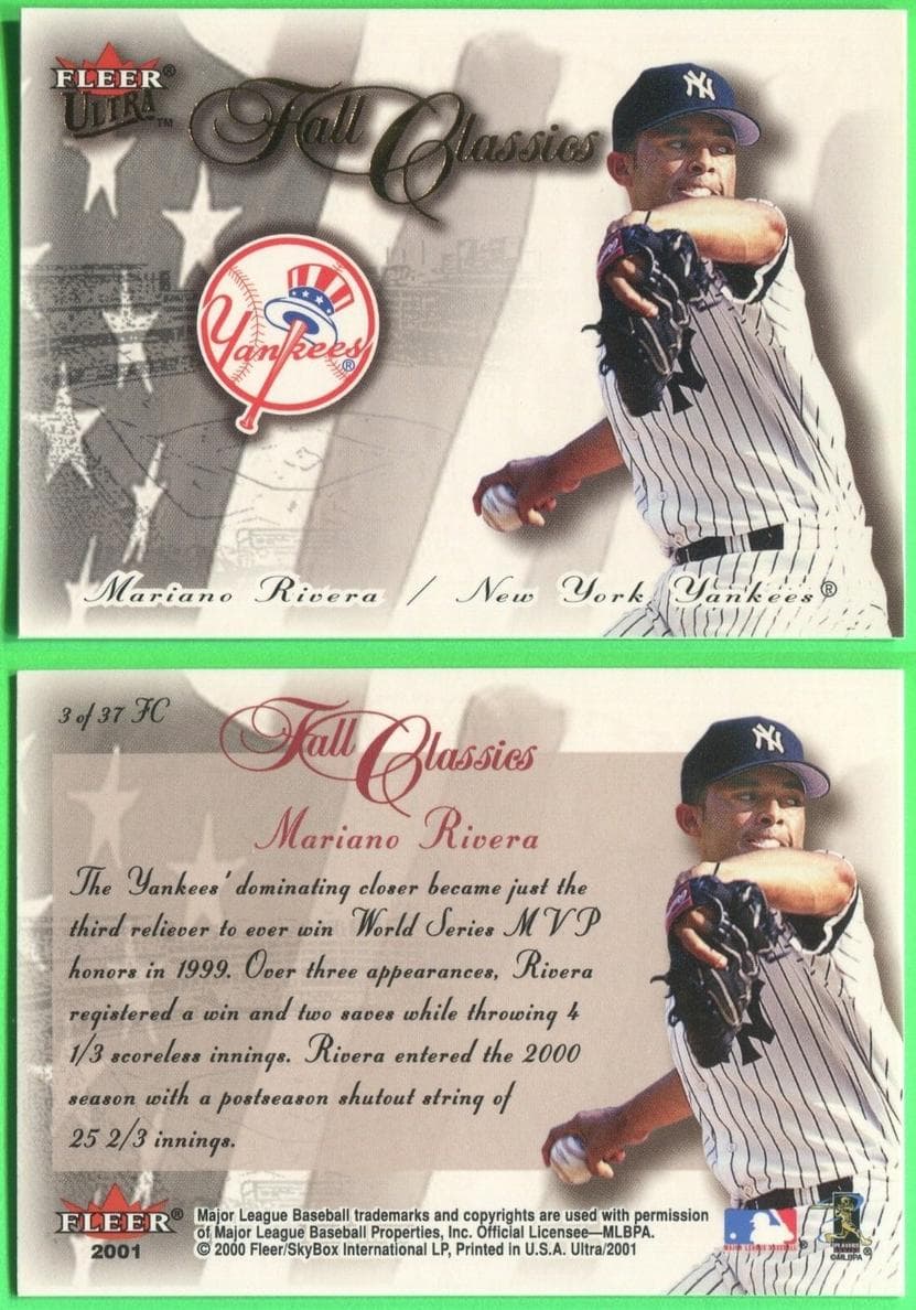 Mariano Rivera 2001 unknown Ultra