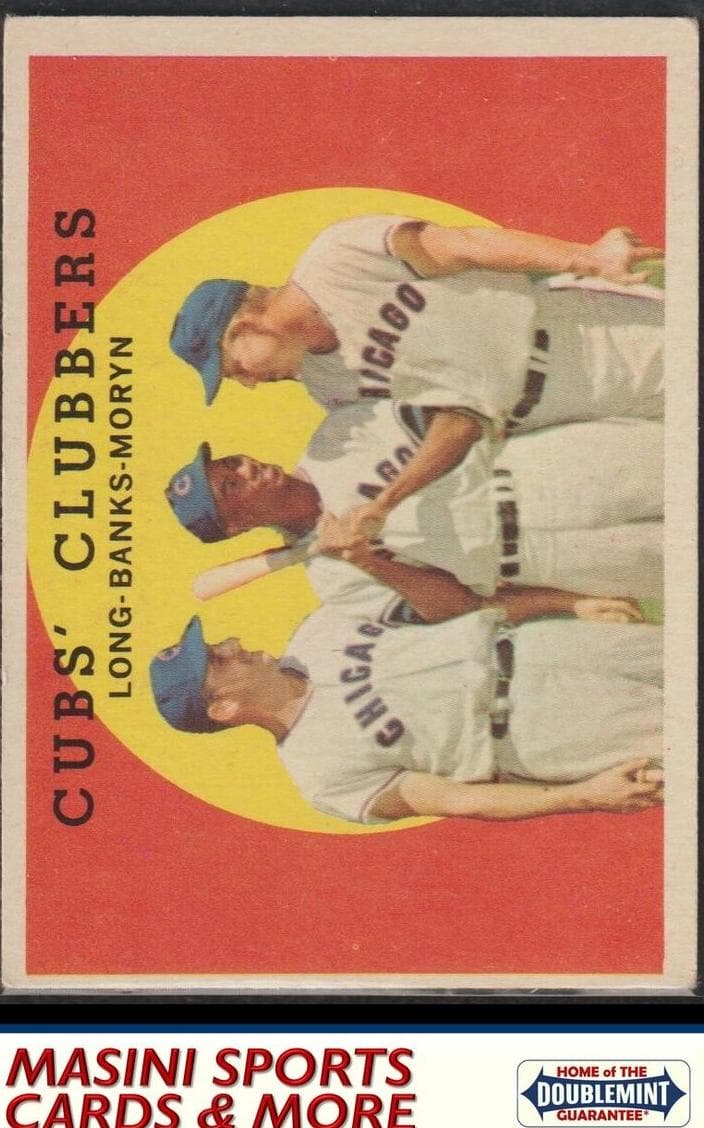 Cubs' Clubbers (Dale Long / Ernie Banks / Walt Moryn) #147