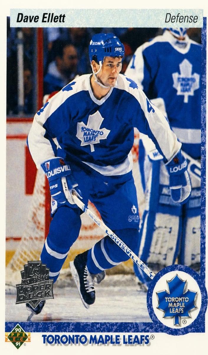 Dave Ellett 1990 upper-deck Upper Deck