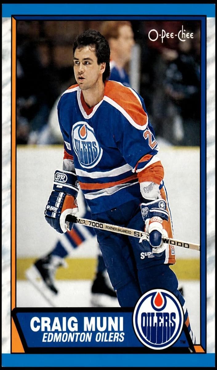 Craig Muni 1989 topps O-Pee-Chee