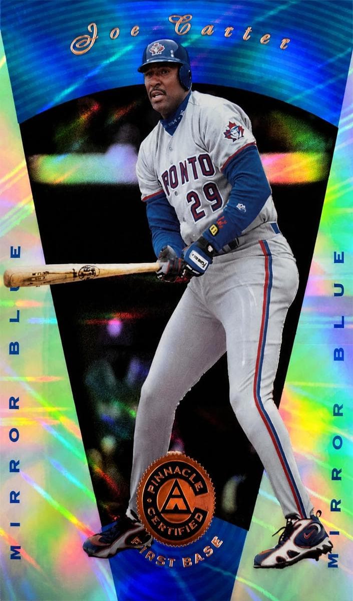 Joe Carter 1997 panini Pinnacle Certified