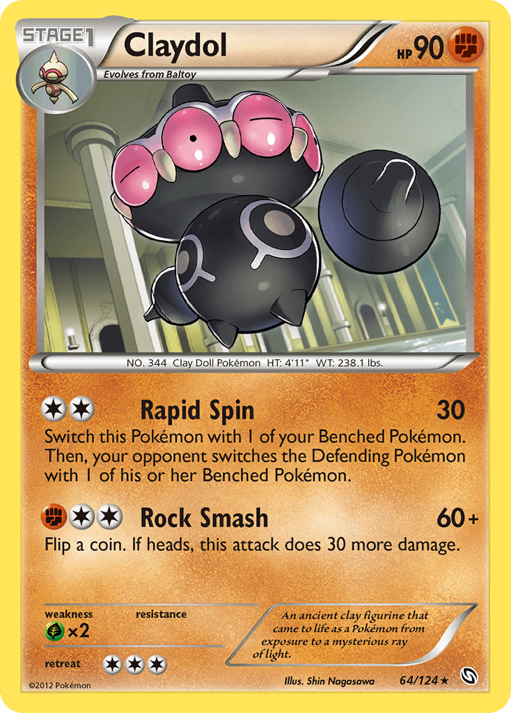 Claydol 2012 Pokemon Dragons Exalted