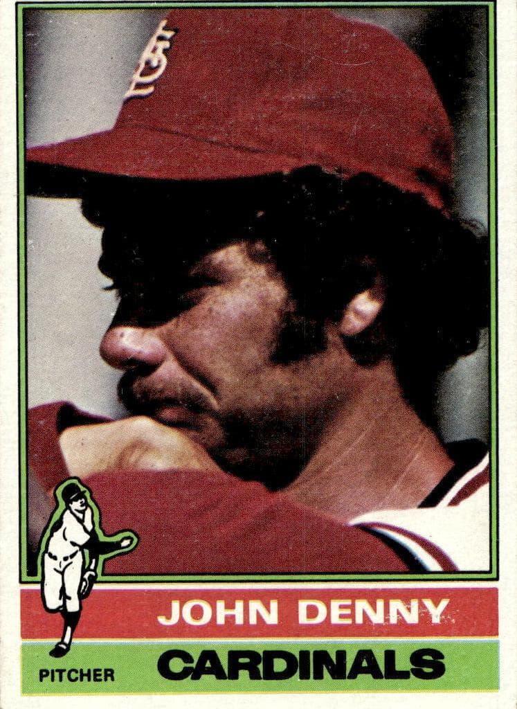 John Denny 1976 topps Topps