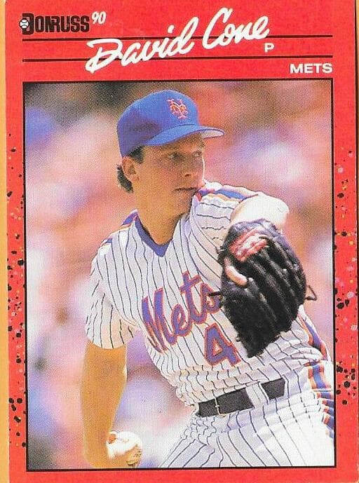 David Cone 1990 panini Donruss