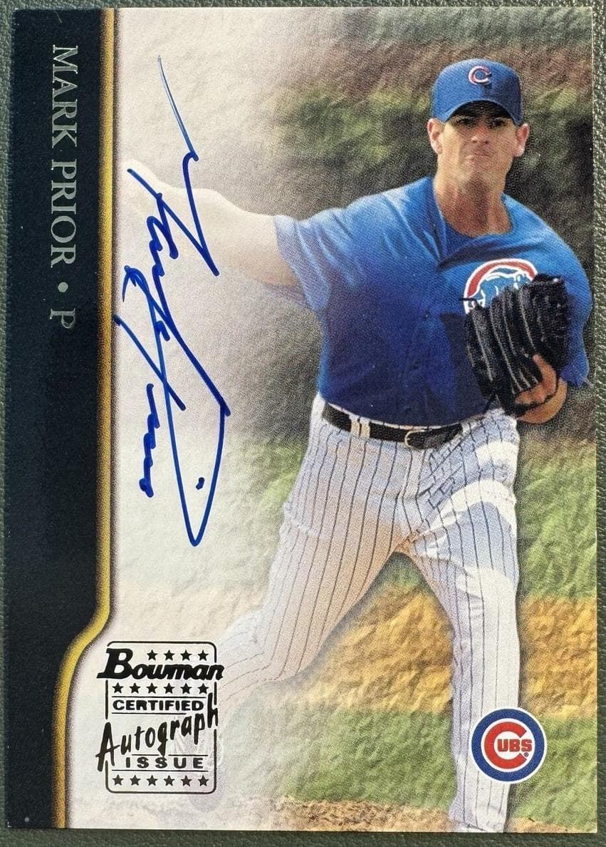 Mark Prior 2002 bowman Bowman