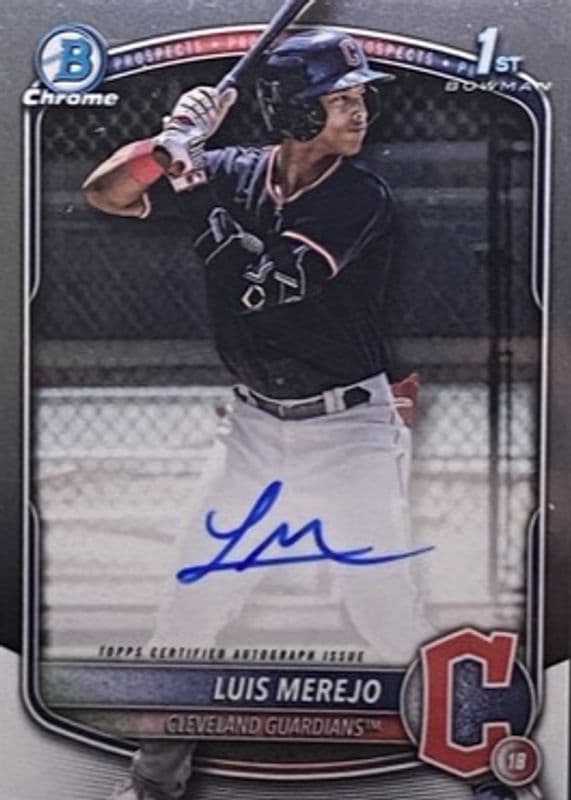 Luis Merejo trading card