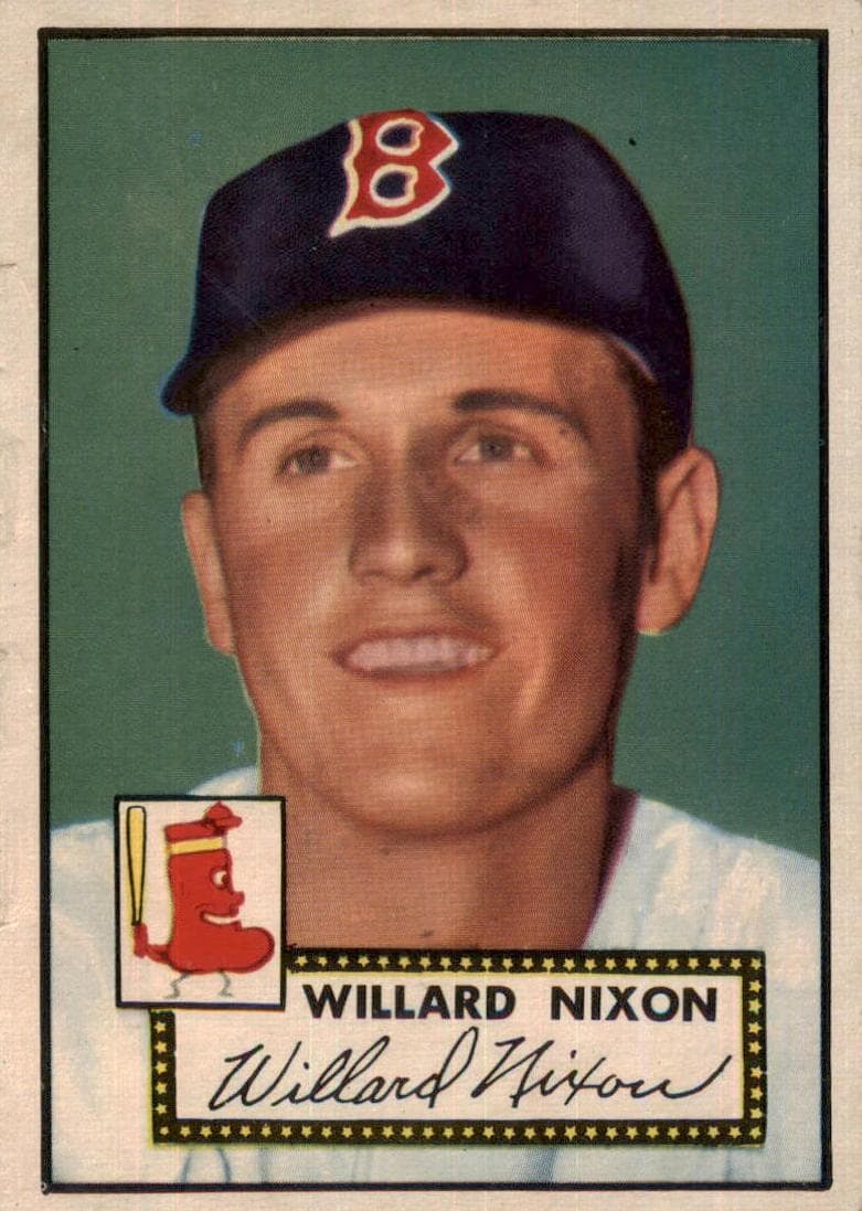 Willard Nixon 1952 topps Topps