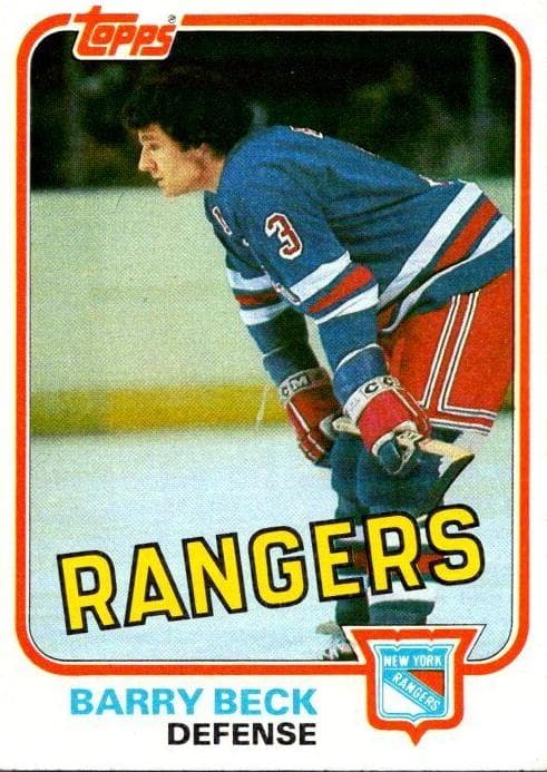 Barry Beck 1981 topps Topps