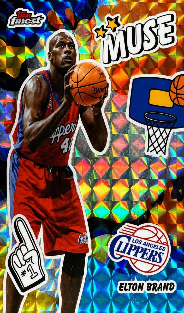 Elton Brand trading card
