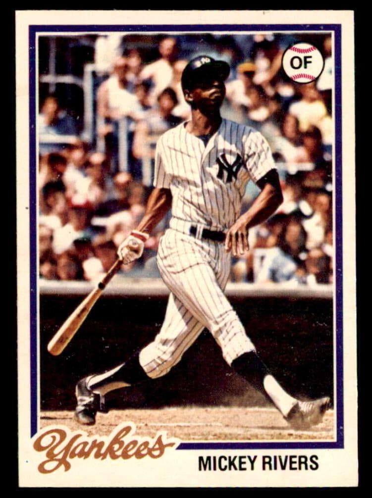 Mickey Rivers 1978 topps O-Pee-Chee