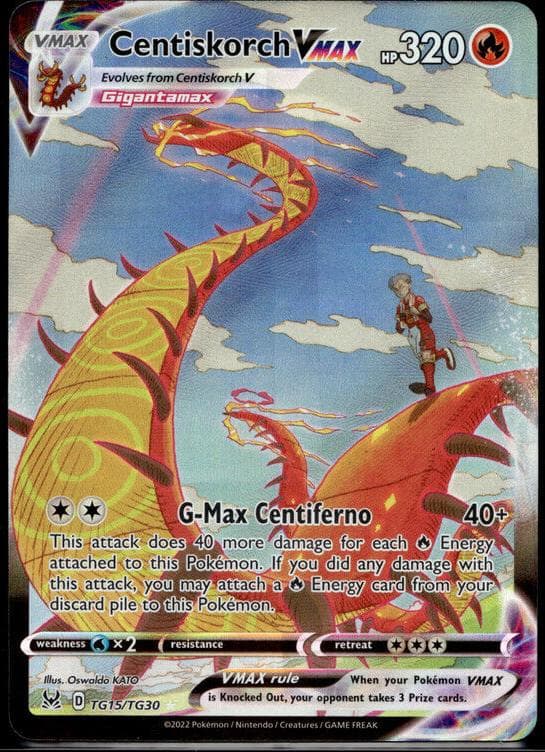 Centiskorch VMAX trading card