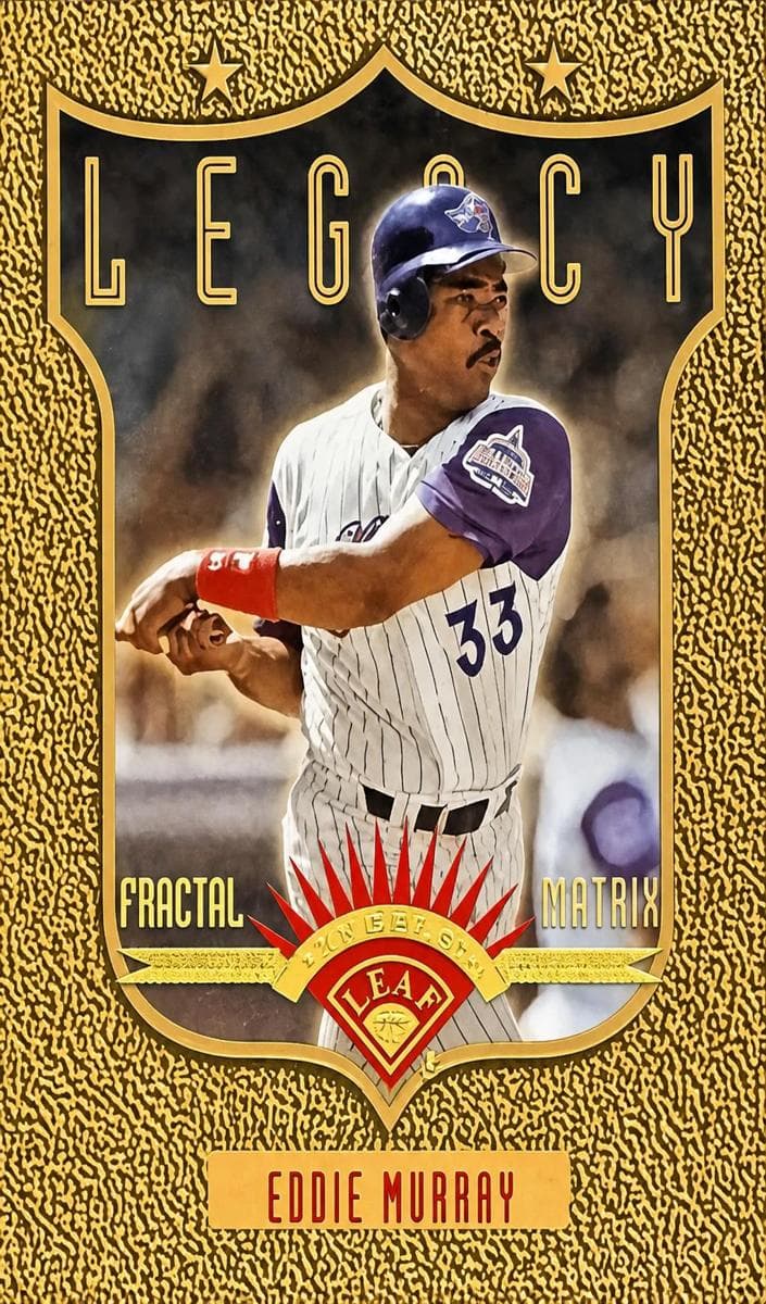 Eddie Murray 1997 leaf Leaf
