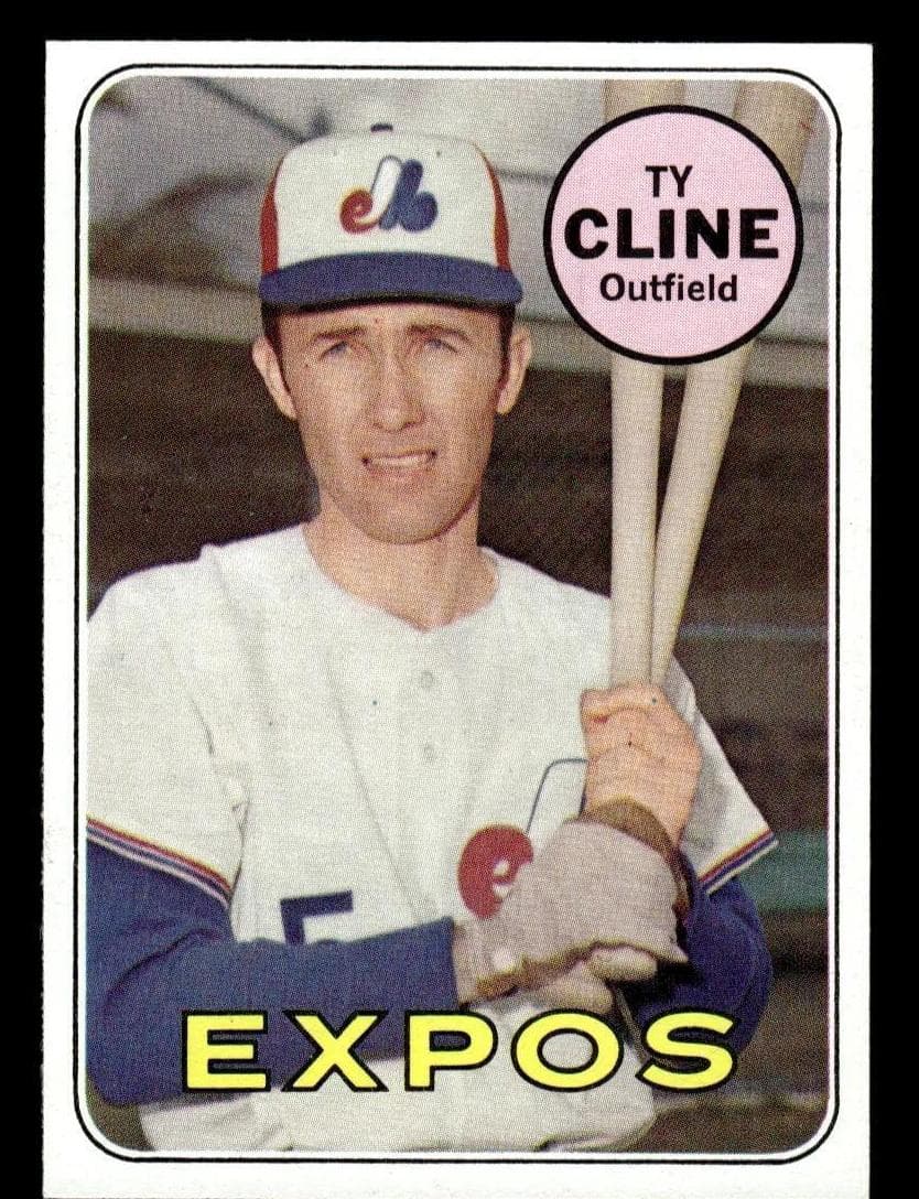 Ty Cline 1969 topps Topps