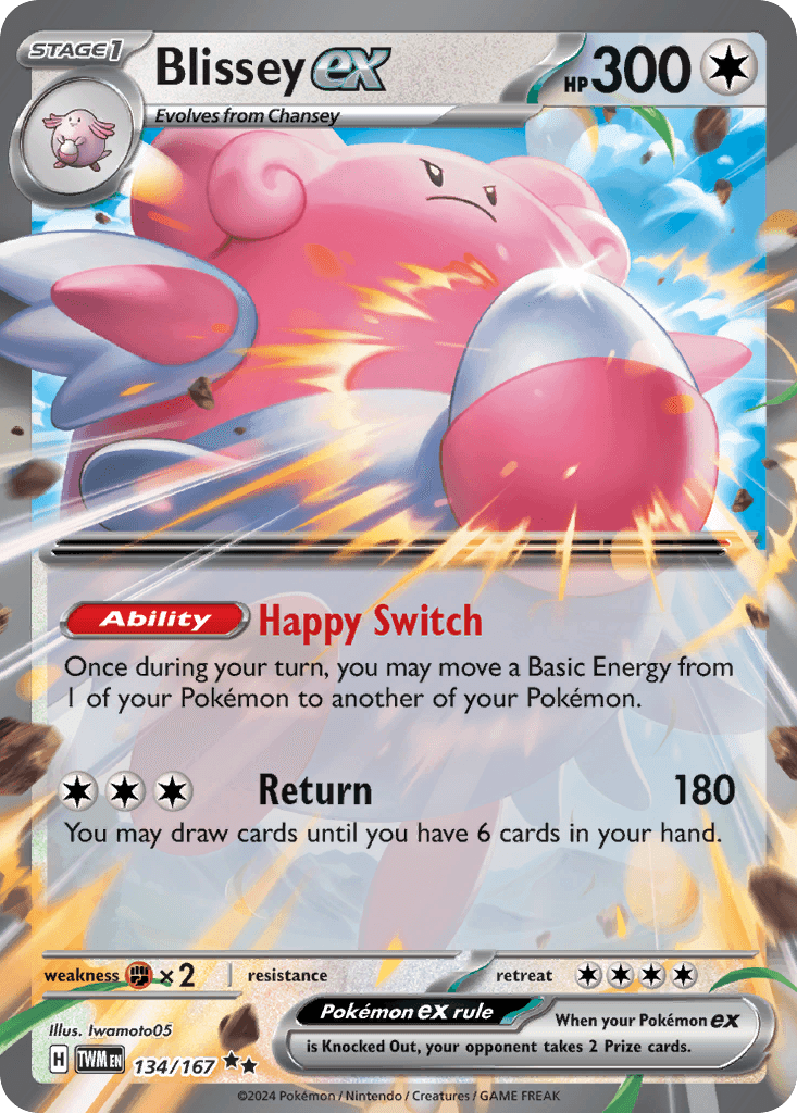 Blissey ex 2024 Pokemon