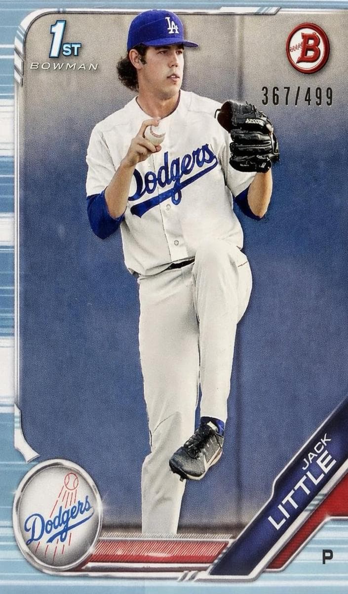 Jack Little 2019 bowman Bowman Draft