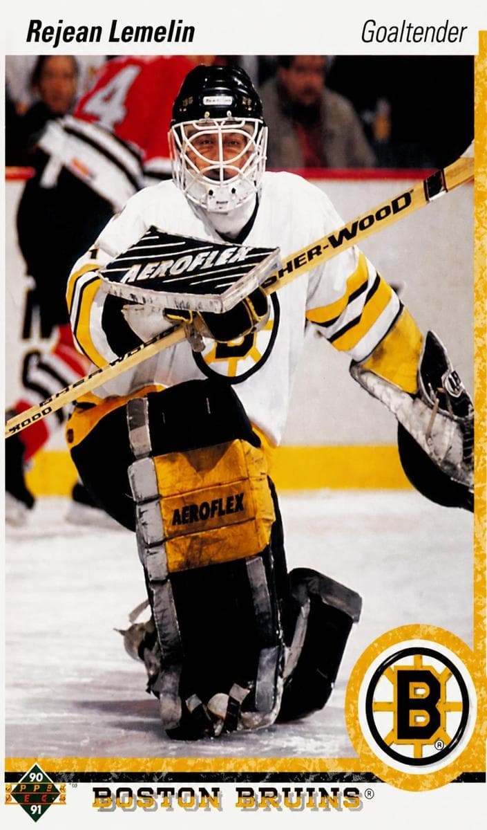 Rejean Lemelin 1990 upper-deck Upper Deck