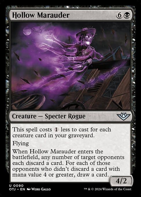 Hollow Marauder 2024 Magic: The Gathering Outlaws of Thunder Junction