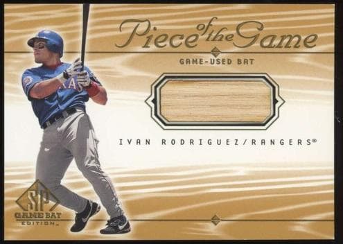Ivan Rodriguez 2001 unknown SP Game Bat Edition