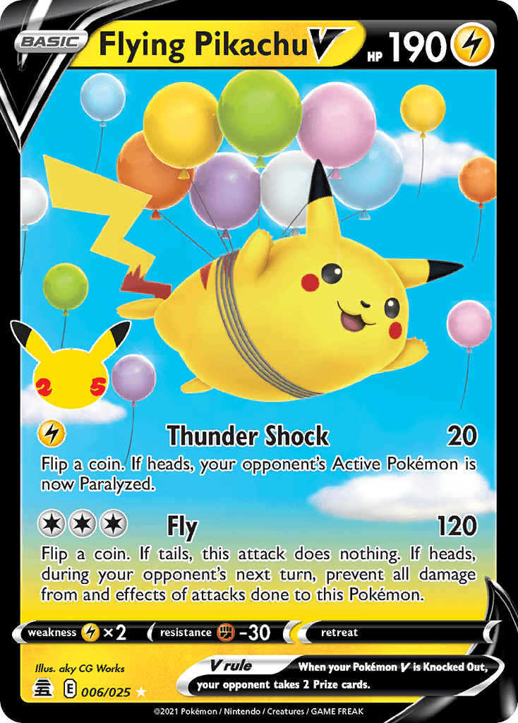 Flying Pikachu V 2021 Pokemon
