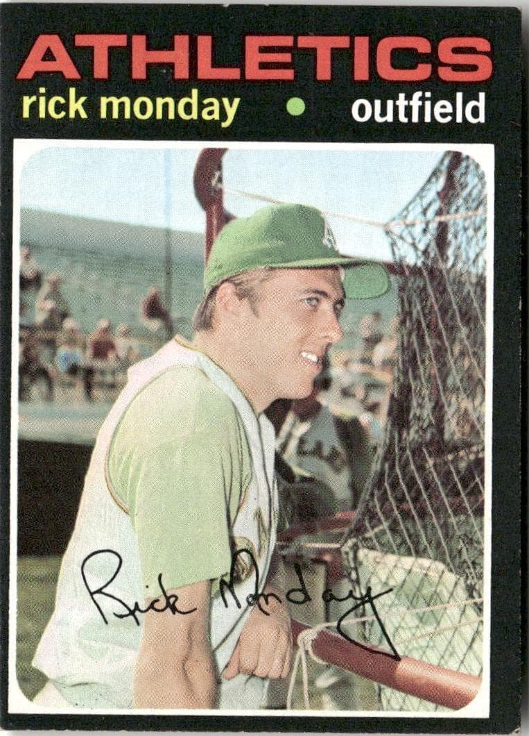 Rick Monday 1971 topps Topps