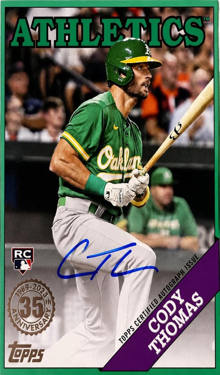 Cody Thomas trading card