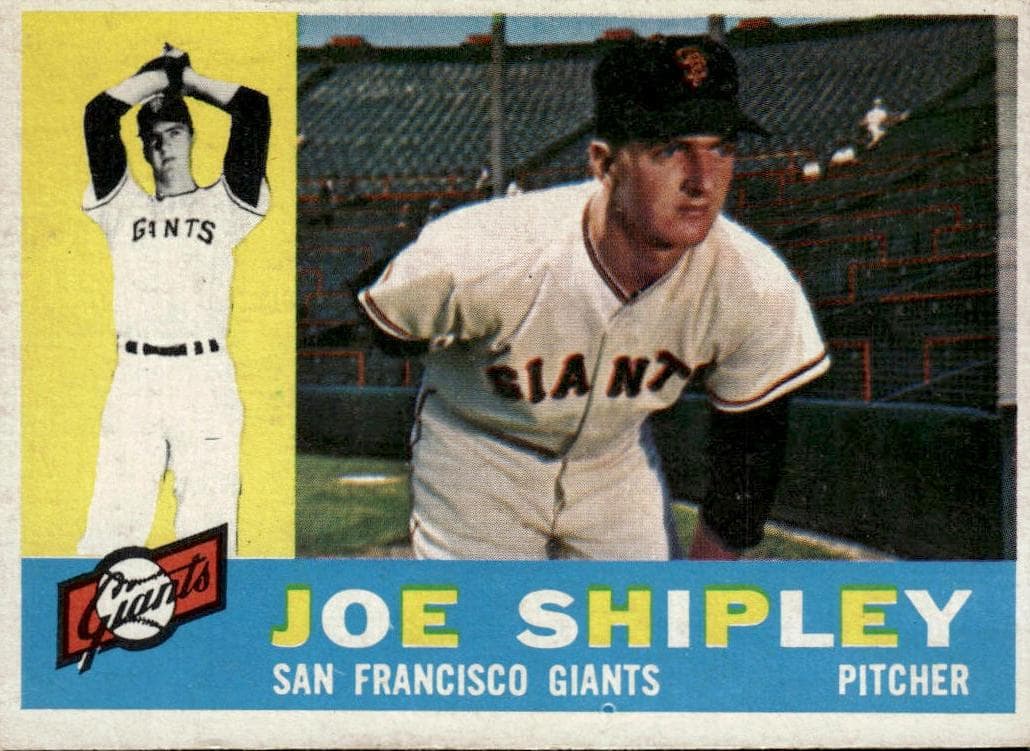 Joe Shipley 1960 topps Topps