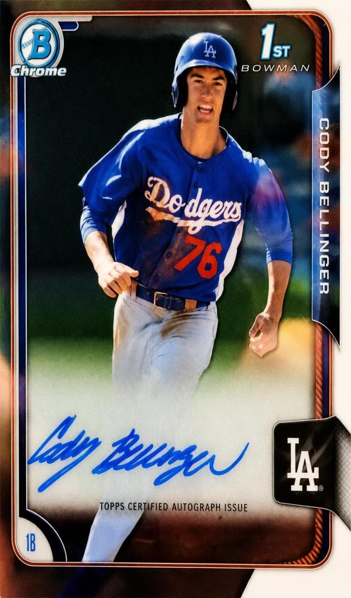 Cody Bellinger 2015 bowman Bowman Chrome