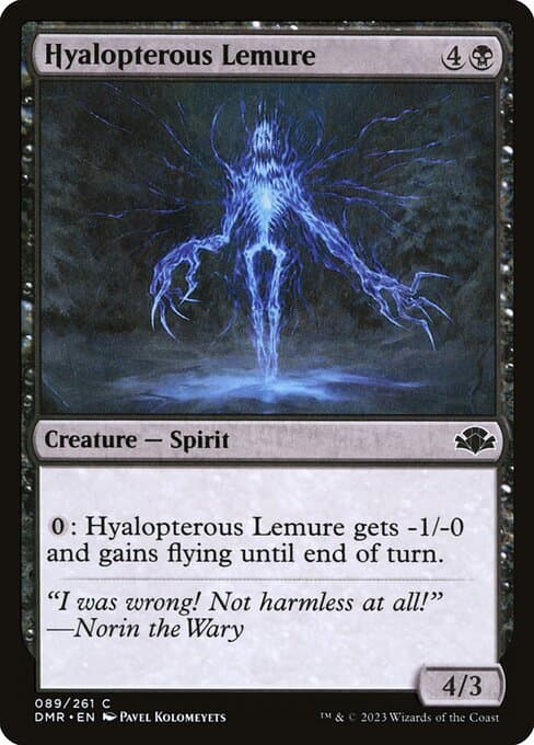 Hyalopterous Lemure #89