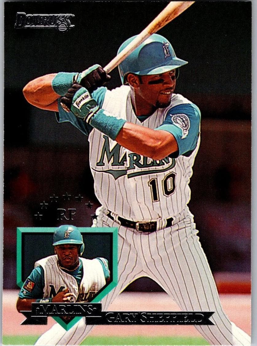 Gary Sheffield 1995 panini Donruss