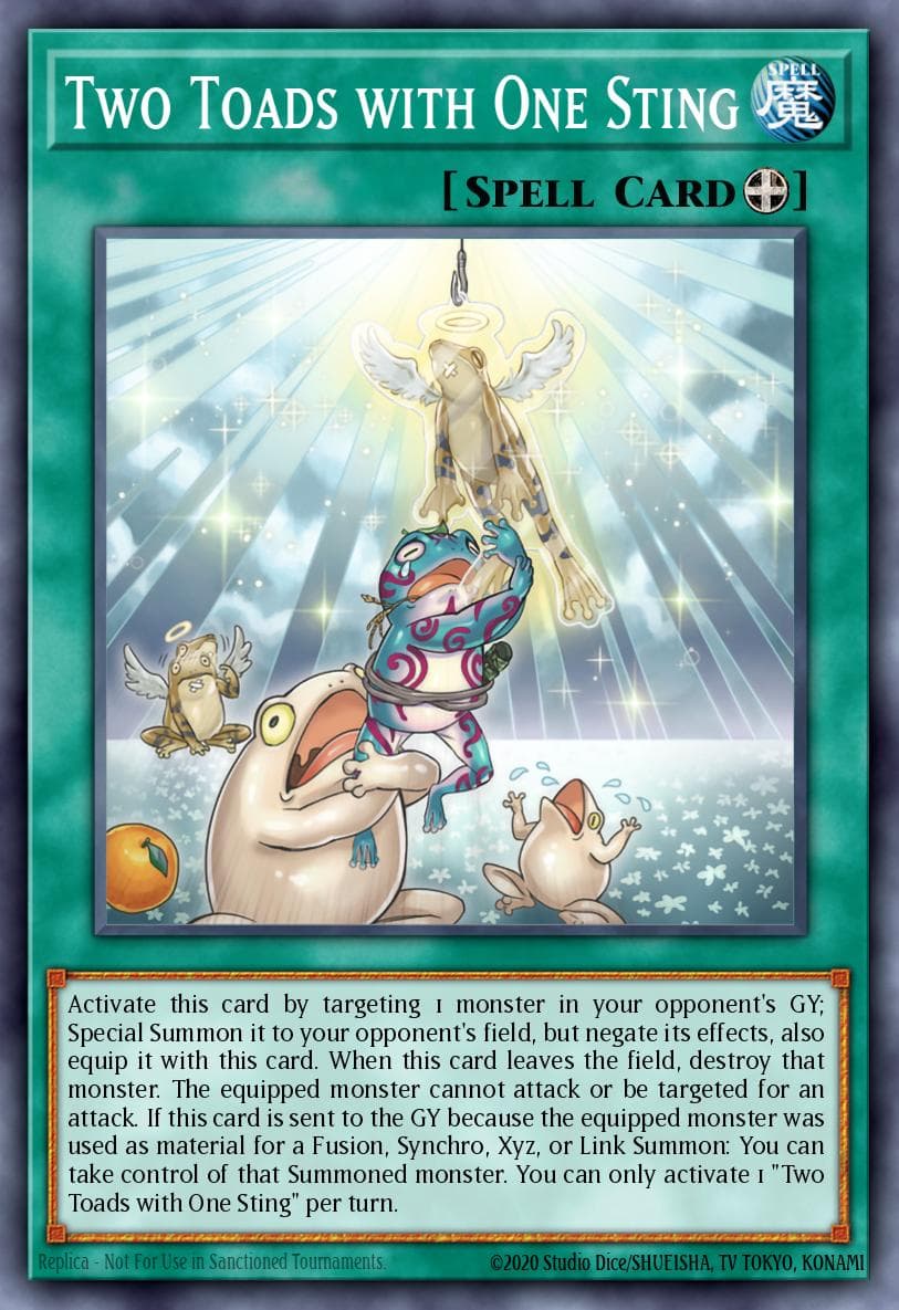 Two Toads with One Sting 2021 Yu-Gi-Oh! Dawn of Majesty 1st Edition