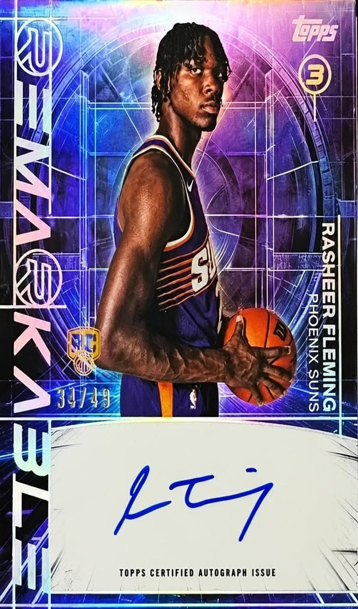 Rasheer Fleming 2025 topps Topps 3