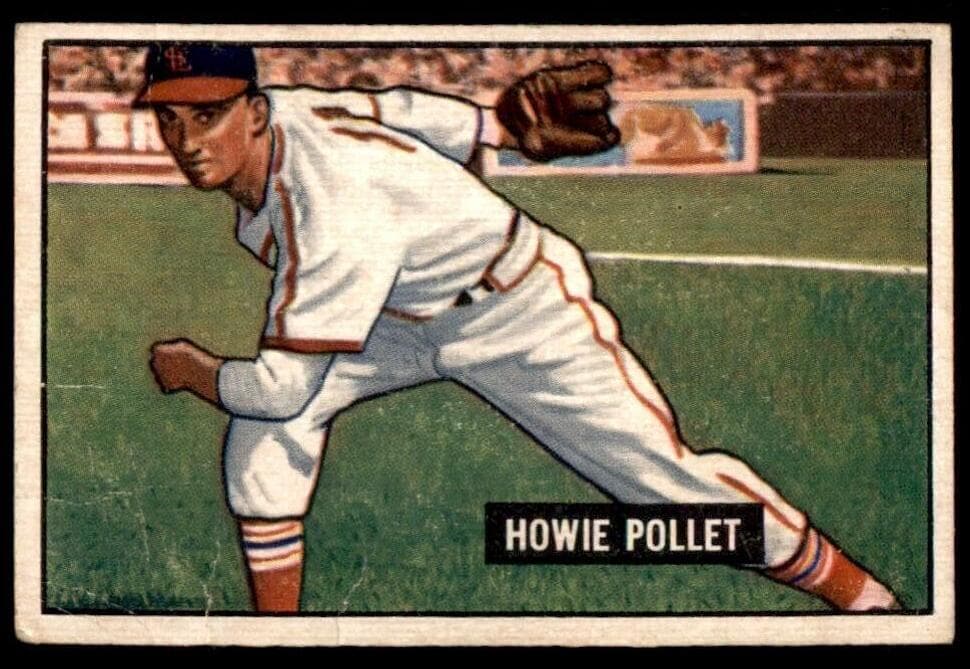 Howie Pollet 1951 bowman Bowman