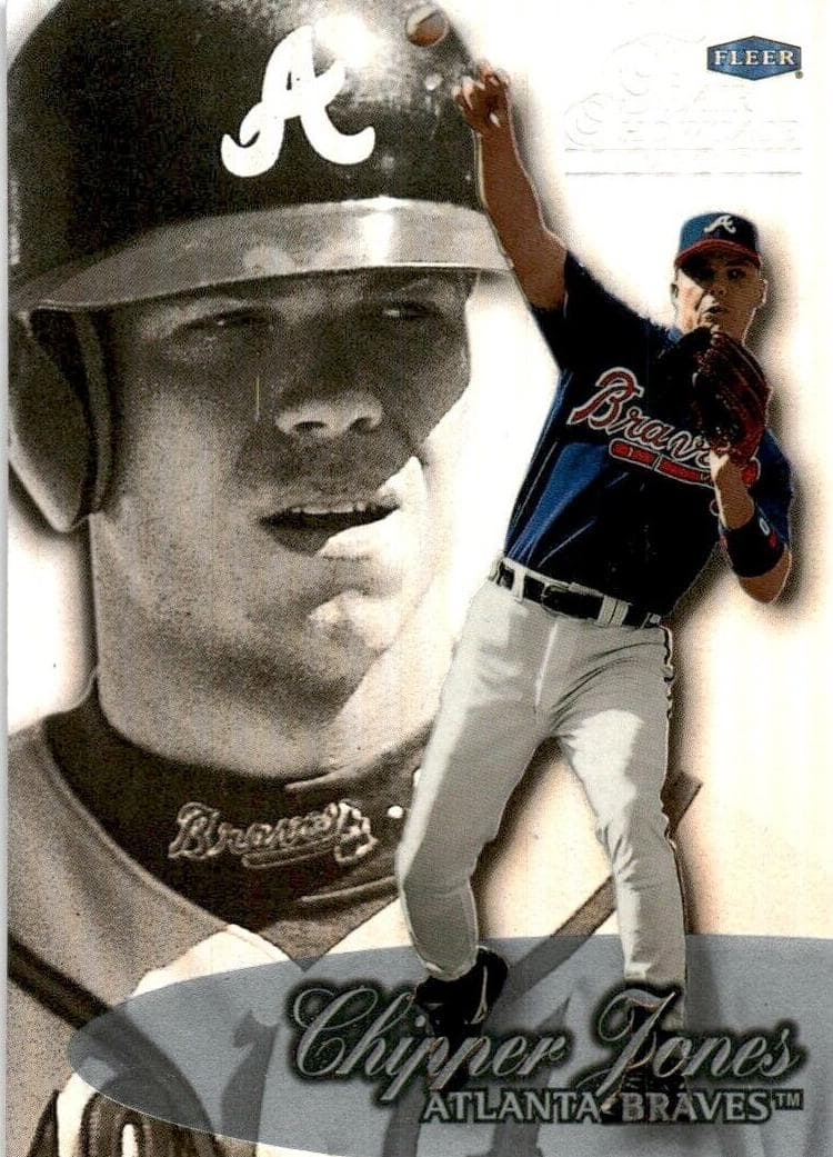 Chipper Jones 1999 unknown Flair Showcase